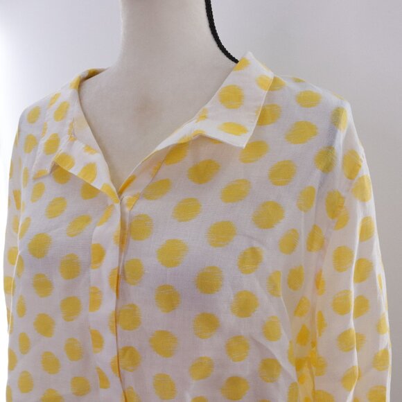 Chicos | No Iron Long Sleeve Linen Top 4 / 20 - Picture 3 of 6